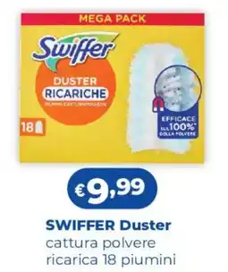 Acqua & Sapone SWIFFER Duster cattura polvere ricarica 18 piumini offerta
