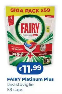 Acqua & Sapone FAIRY Platinum Plus lavastoviglie offerta