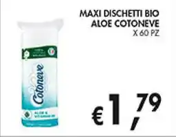 èccoMI Maxi dischetti bio aloe COTONEVE offerta