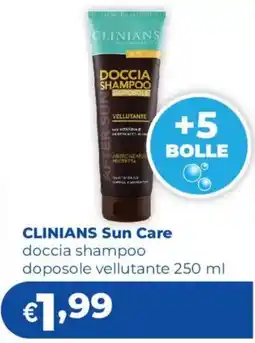 Acqua & Sapone CLINIANS Sun Care doccia shampoo doposole vellutante offerta