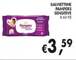 èccoMI Salviettine pampers sensitive offerta