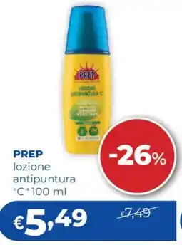 Acqua & Sapone PREP lozione antipuntura "C" offerta
