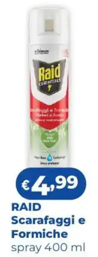 Acqua & Sapone RAID Scarafaggi e Formiche spray offerta