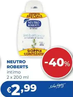 Acqua & Sapone NEUTRO ROBERTS intimo offerta