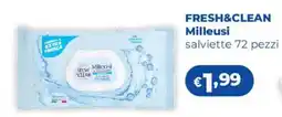 Acqua & Sapone FRESH&CLEAN Milleusi salviette offerta