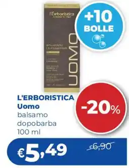 Acqua & Sapone L'ERBORISTICA Uomo balsamo dopobarba offerta