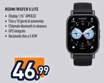 Unieuro Redmi watch 5 lite offerta