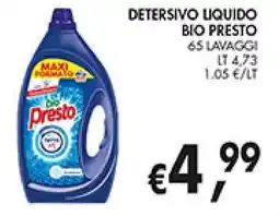 èccoMI Detersivo liquido BIO PRESTO offerta