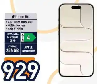 Unieuro iPhone Air offerta