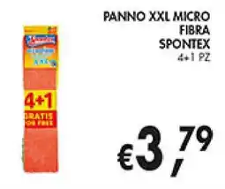èccoMI Panno xxl micro fibra SPONTEX offerta