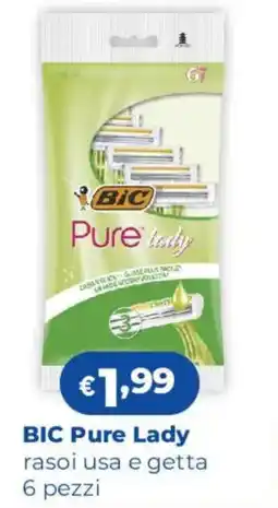 Acqua & Sapone BIC Pure Lady rasoi usa e getta offerta