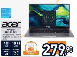 Unieuro acer ASPIRE LITE (AL15-32P-C425) offerta