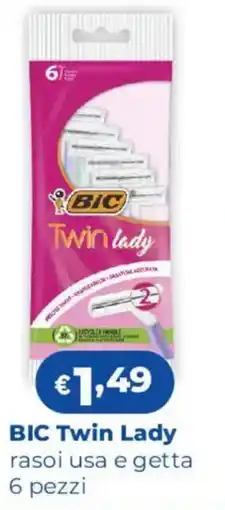 Acqua & Sapone BIC Twin Lady rasoi usa e getta offerta