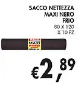 èccoMI Sacco nettezza maxi nero FRIO offerta