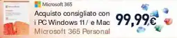 Unieuro Microsoft 365 offerta