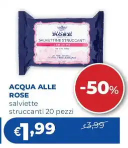 Acqua & Sapone ACQUA ALLE ROSE salviette struccanti offerta