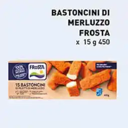 èccoMI Bastoncini di merluzzo FROSTA offerta