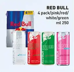 èccoMI RED BULL 4 pack/pink/red/ white/green offerta