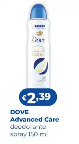 Acqua & Sapone DOVE Advanced Care deodorante spray offerta