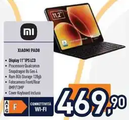Unieuro XIAOMI pad8 offerta