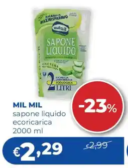 Acqua & Sapone MIL MIL sapone liquido ecoricarica offerta