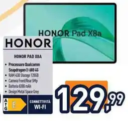 Unieuro HONOR Pad X8a offerta