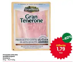 Interspar Prosciutto cotto Alta Qualità Ecopack Granterre offerta