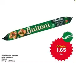 Interspar Pasta sfoglia rotonda Gran Spessore Buitoni offerta