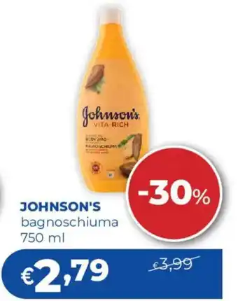 JOHNSON'S bagnoschiuma