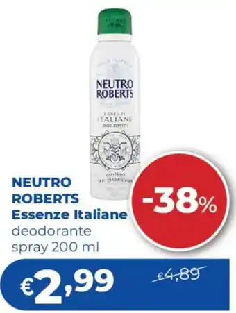 NEUTRO ROBERTS Essenze Italiane deodorante spray