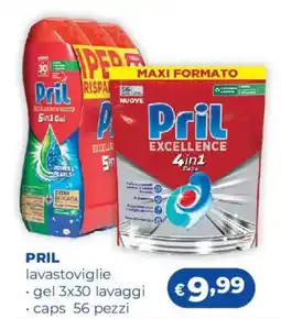 Acqua & Sapone PRIL lavastoviglie gel, caps offerta