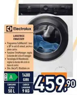 Unieuro Electrolux LAVATRICE EW6FZU29 offerta