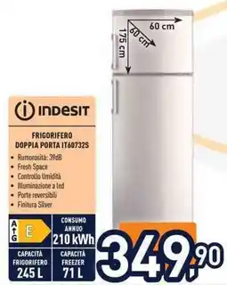 Unieuro Indesit DOPPIA PORTA IT60732S offerta