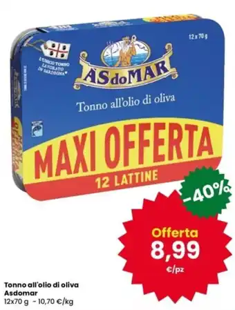 Tonno all'olio di oliva Asdomar