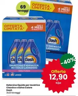 Interspar Detersivo liquido per lavatrice Classico o Salva Colore Dash offerta