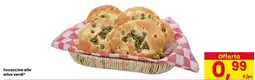 Interspar Focaccine alle olive verdi offerta
