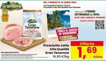 Interspar Prosciutto cotto Alta Qualità Gran Tenerone offerta