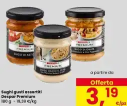 Interspar Sughi Despar Premium offerta