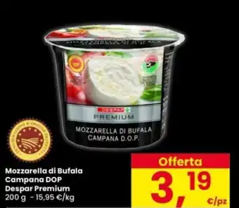Interspar Mozzarella di Bufala Campana DOP Despar Premium offerta