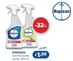 Acqua & Sapone NAPISAN disinfettante spray offerta