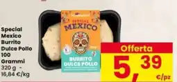 Interspar Special Mexico Burrito Dulce Pollo offerta