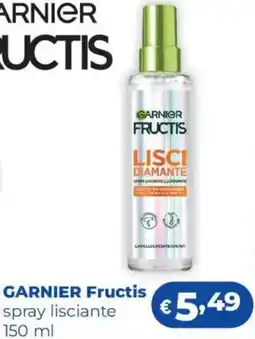 Acqua & Sapone GARNIER Fructis spray lisciante offerta