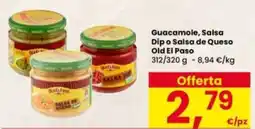 Interspar Guacamole, Salsa Dipo Salsa de Queso Old El Paso offerta