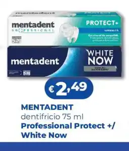 Acqua & Sapone MENTADENT dentifricio, Professional Protect +/ White Now offerta