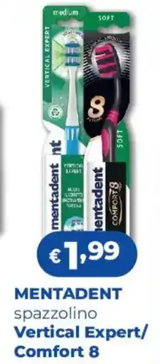 Acqua & Sapone MENTADENT spazzolino Vertical Expert/ Comfort 8 offerta