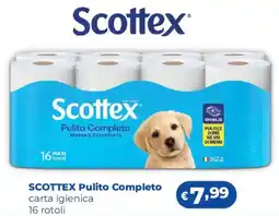 Acqua & Sapone SCOTTEX Pulito Completo carta igienica offerta