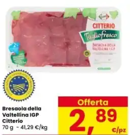 Interspar Bresaola della Valtellina IGP Citterio offerta