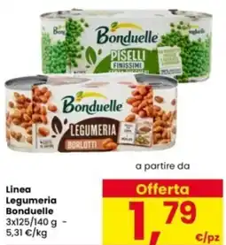 Interspar Linea Legumeria Bonduelle offerta