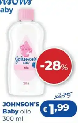 Acqua & Sapone JOHNSON'S Baby Olio offerta
