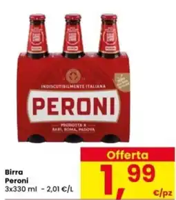 Interspar Birra Peroni offerta